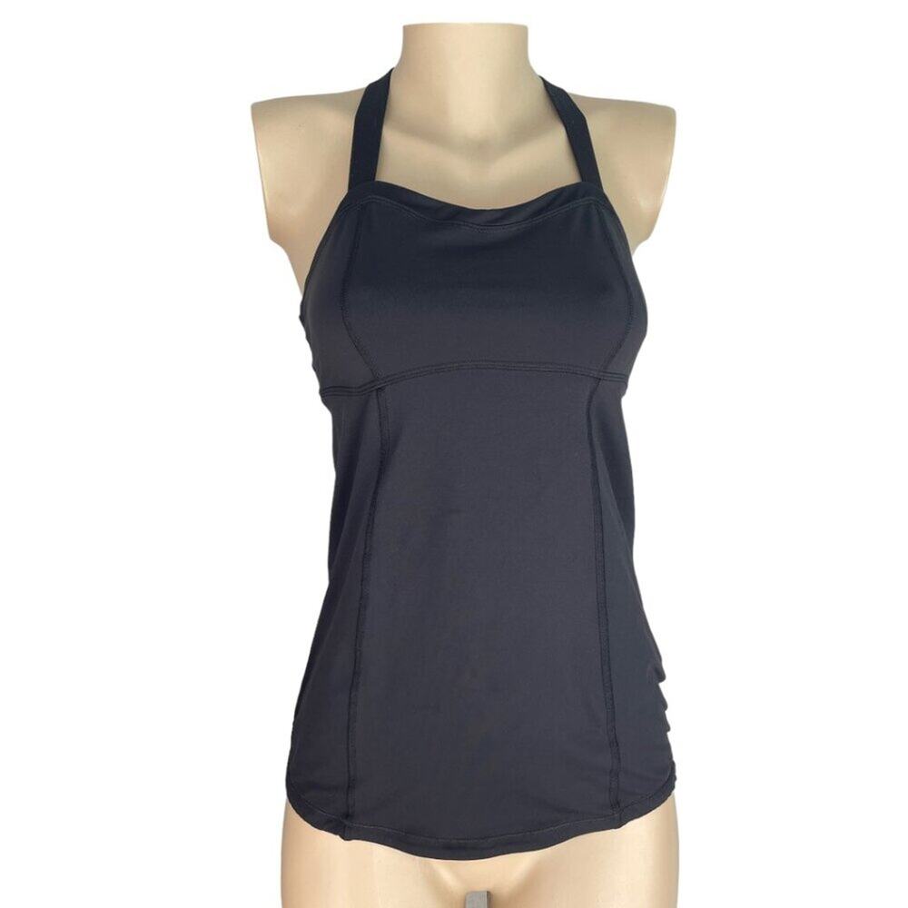 Lululemon Run Catch Me Tank Top w/ Built in Bra Black